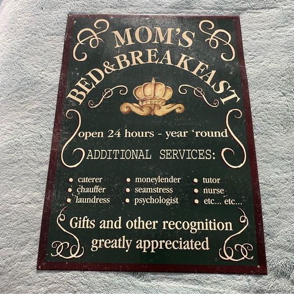 Metal Wall Sign Decor - Picture 1 of 2